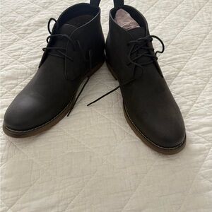 Men's Black Leather Boots